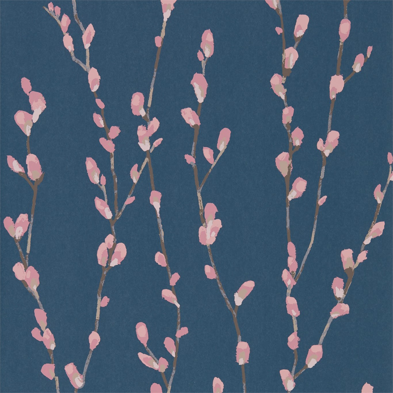 Обои Harlequin Standing Ovation Salice Rose/Navy 111471